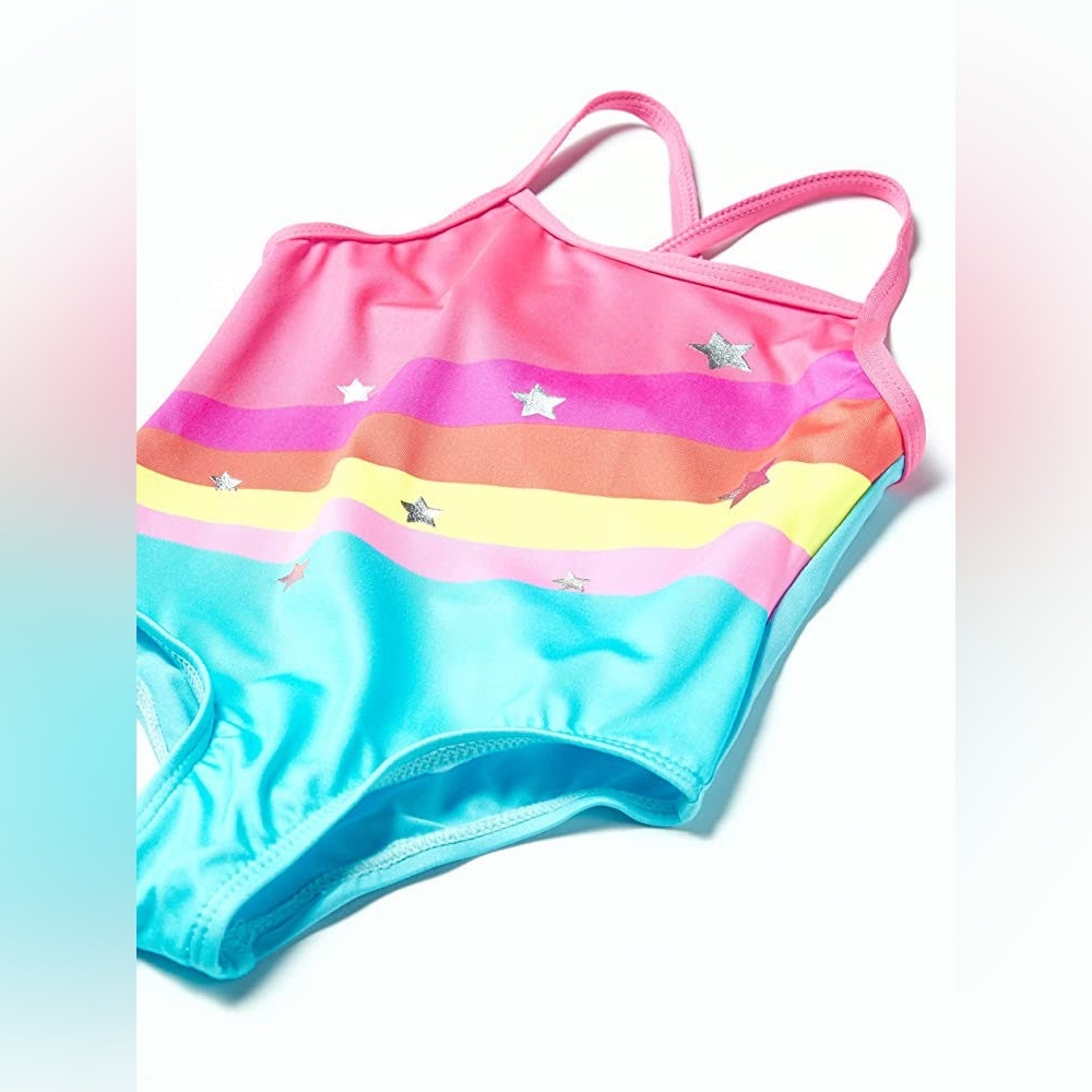 Pink Platinum toddler swim suit 24 months NWOT